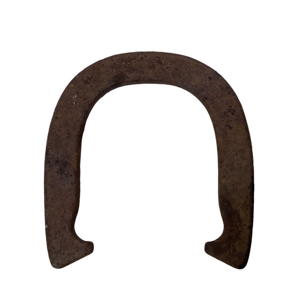 Vintage Double Ringer Duluth Mn Metal  Horseshoe‎ pitching Horse Shoes 2.5 lbs
